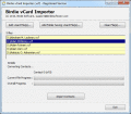 Screenshot of Export VCF to Outlook 2.1