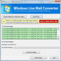 Screenshot of Windows Mail Export to Outlook Converter 6.2