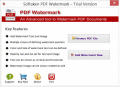 Screenshot of PDF Watermark 1.0