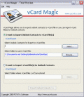 Screenshot of VCard Import Export Software For Blackberry 2.7