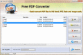 Screenshot of Wind4soft Free PDF Converter 1.0