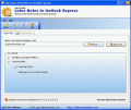 Screenshot of Export Lotus Notes to Outlook Express Free 3.0