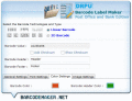 Screenshot of Barcode Maker Post Office 7.3.0.1