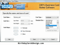 Screenshot of Design Business Card Software 8.2.0.1