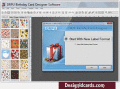 Screenshot of Design Birthday Cards Software 8.2.0.1