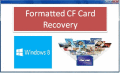 Screenshot of Formatted CF Card Recovery 4.0.0.32