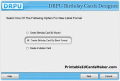 Screenshot of Printable Birthday Cards Maker 8.2.0.1