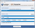 Screenshot of Export NSF to EML 3.0