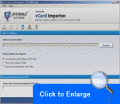 Screenshot of VCard Importer Tool 1.0