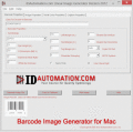 Screenshot of Barcode Image Generator for Mac 2011