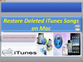 Screenshot of Restore Deleted iTunes Songs on Mac 1.0.0.25