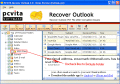 Screenshot of Microsoft Outlook Recovery Tool 2010 3.0