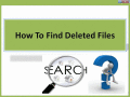 Screenshot of Tool To Find Deleted Files 4.0.0.32