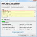Screenshot of Move MSG to PDF 6.6