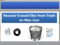 Recover erased files from trash on Mac Lion