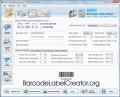 Screenshot of Post Office Barcode Label Creator 7.3.0.1
