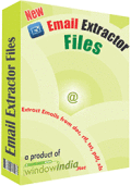 Efficient email extractor software for files.