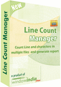 Screenshot of Line Count Manager 2.5.2