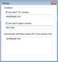 Automatically Add BCCs to Your Emails.