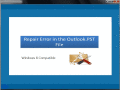 Screenshot of Repair Error in the Outlook.PST File 3.0.0.7