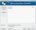 Screenshot of MicroPDF PDF to PowerPoint Converter 8.1