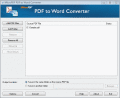 Screenshot of MicroPDF PDF to Word Converter 8.1