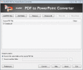 Screenshot of FirePDF PDF to PowerPoint Converter 12.0