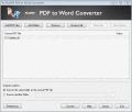 Screenshot of FirePDF PDF to Word Converter 12.0