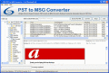 Screenshot of Export PST file to MSG 5.4