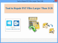 Screenshot of Tool to Repair PST Files Larger Than 2GB 3.0.0.7