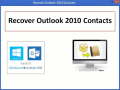 Screenshot of Recover Outlook 2010 Contacts 3.0.0.7