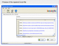 Screenshot of Excel File Recovery Software 11.07