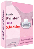 Screenshot of Batch Printer and Scheduler 4.0.0