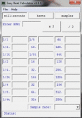 Screenshot of Easy Beat Calculator 1.1.2