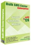 Screenshot of Bulk SMS Caster Enterprise 4.5.0