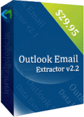 Screenshot of Outlook Email Extractor 2.2