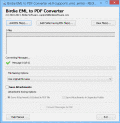 Screenshot of Convert EML Email Messages to PDF 5.0