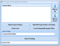 Screenshot of MS Project Print Multiple Files Software 7.0