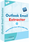 Extracts Email IDs in bulk from Outlook files