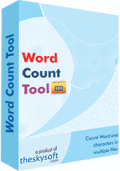 Screenshot of Word Count Software 2.5.0