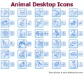 Screenshot of Animal Desktop Icons for Bada 2013