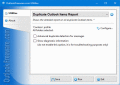 Screenshot of Duplicate Outlook Items Report 4.5