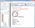 Screenshot of Alpha Journal Pro 5.5.0.0