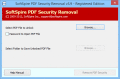 Screenshot of Remove PDF Security without Password 4.0