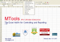 Screenshot of MTools Enterprise Excel Tools 1.095