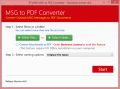 Screenshot of Convert Outlook 2010 messages to PDF 6.2.8