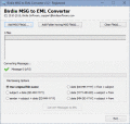 Screenshot of Convert MSG to EML 3.2