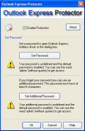 Screenshot of Outlook Express Protector 2.394