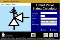 Screenshot of Relief valve sizing calculator 1.1.0