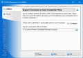 Screenshot of Export Contacts to Auto-Complete Files 4.3